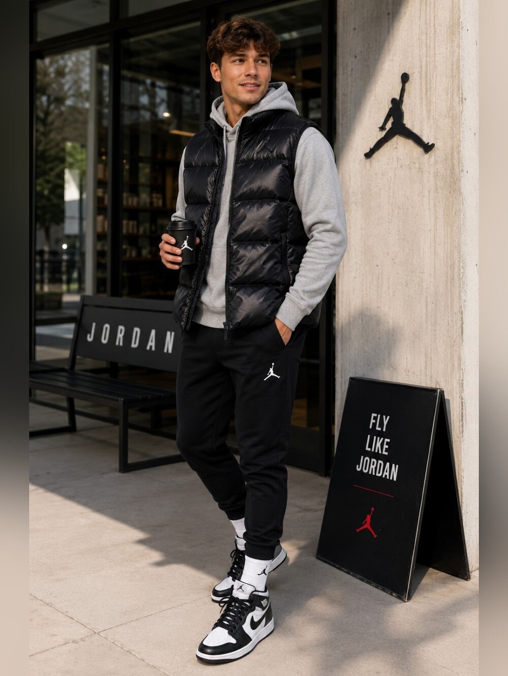 AIR JORDAN Down Repel Therma-FIT‎ Black Vest Men’s Size Small FV7273-010 NEW